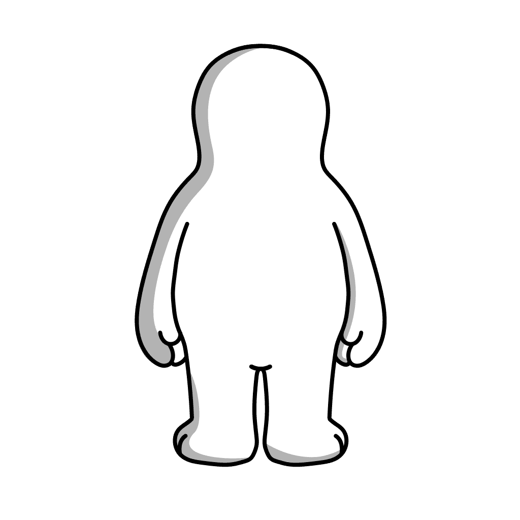 BIWL character — Back side