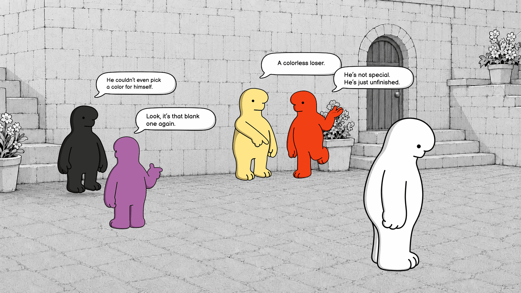 Several residents mock BIWL for being blank and unfinished.